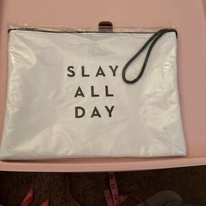 COPY - MILLY “Slay All Day” Travel Wristlet Bag Pouch